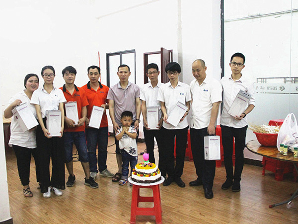 凯能第二季度生日会